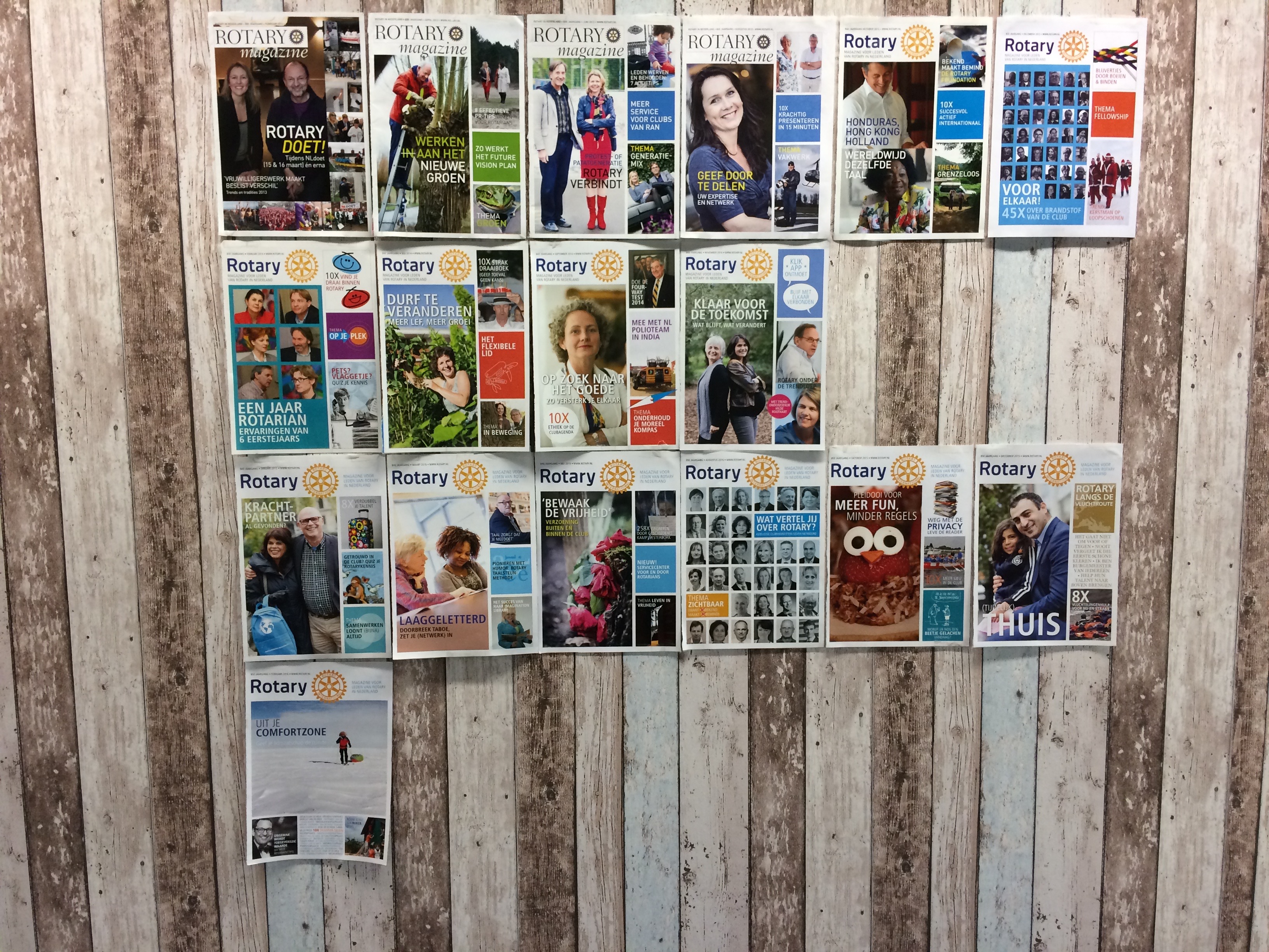 Covers Rotary Magazine NL