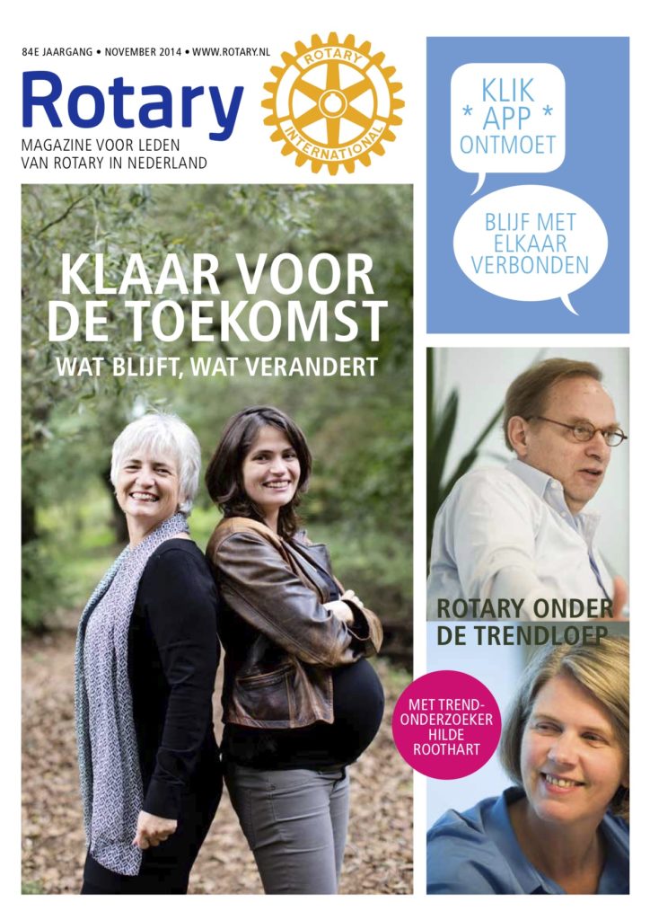 Cover Rotary Magazine november 2014